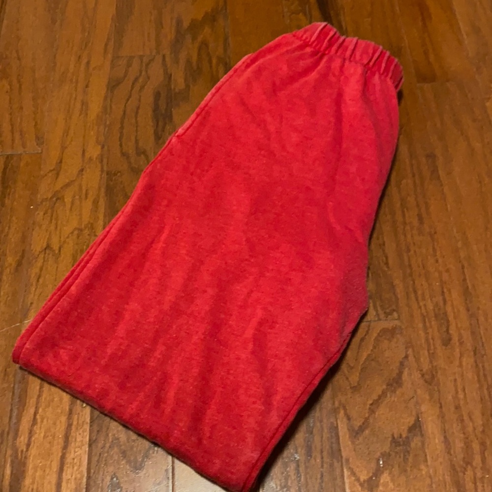 red colsie sweatpants